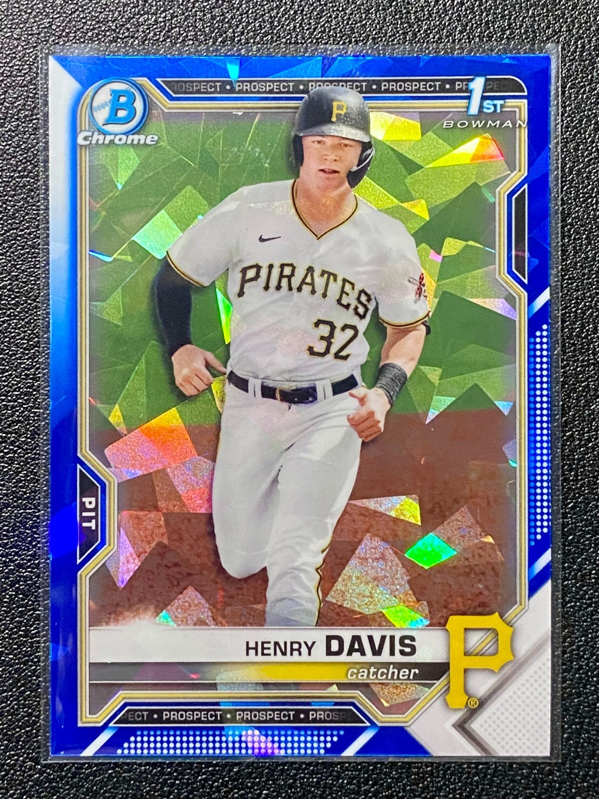 2021 Bowman Chrome Draft Sapphire Edition - HENRY DAVIS #BDC-48 (RC) 1st Bowman