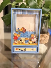 Trousselier S94101 Bears On Beach Music Box Vintage Marie Claude Roy
