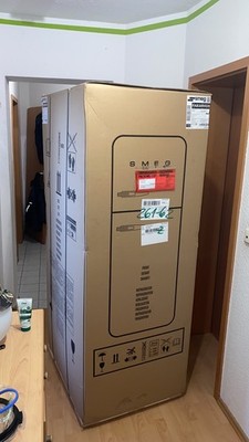 SMEG FAB30RRD5 Kühl-/Gefrierkombination Rechtsanschlag Rot 50s Style