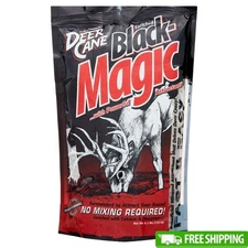 Deer Cane Black Magic Attractant Powder Instant Deer Lure Mineral Enhancer 12oz