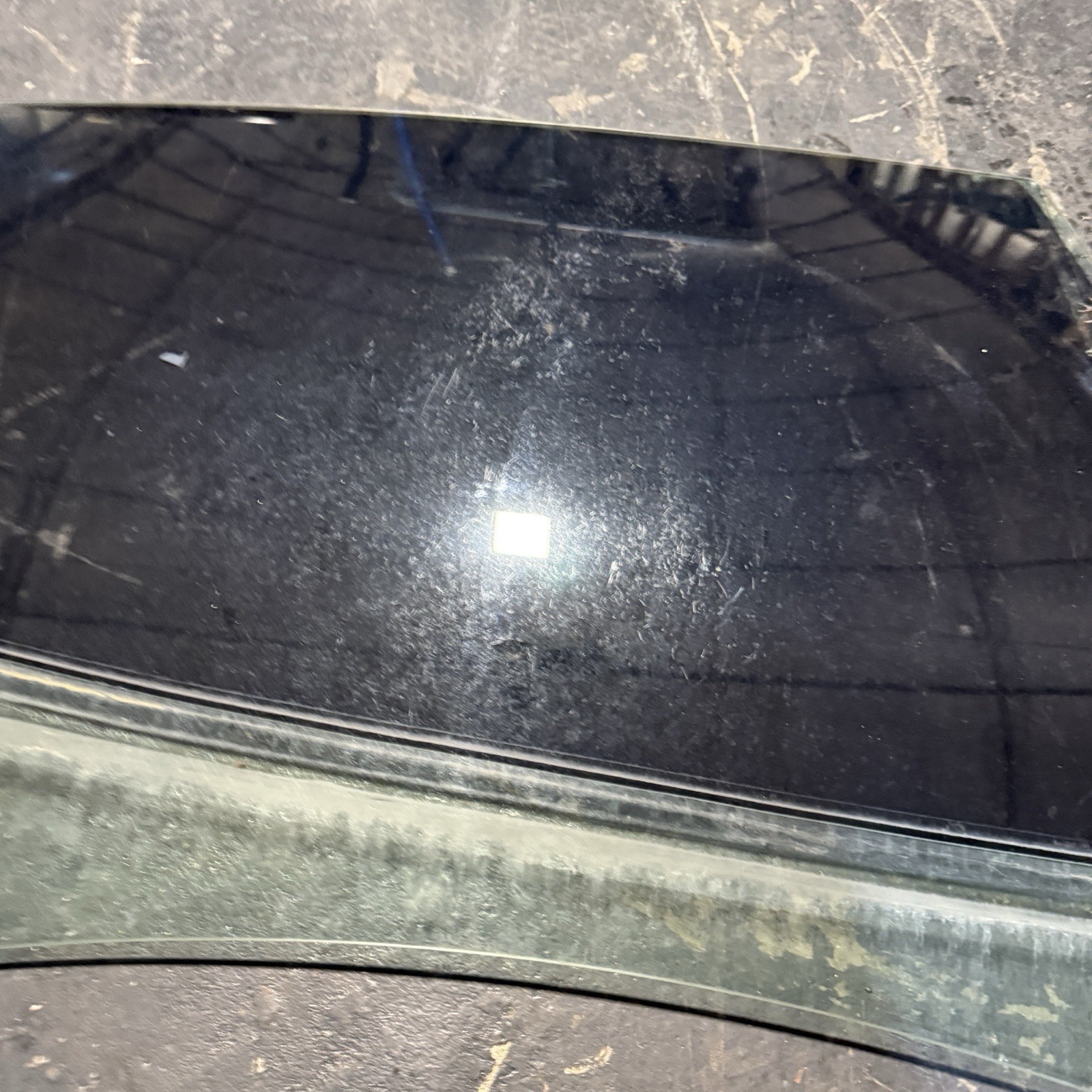 03-12 Maserati Quattroporte Rear Right Side Door Window Glass M139