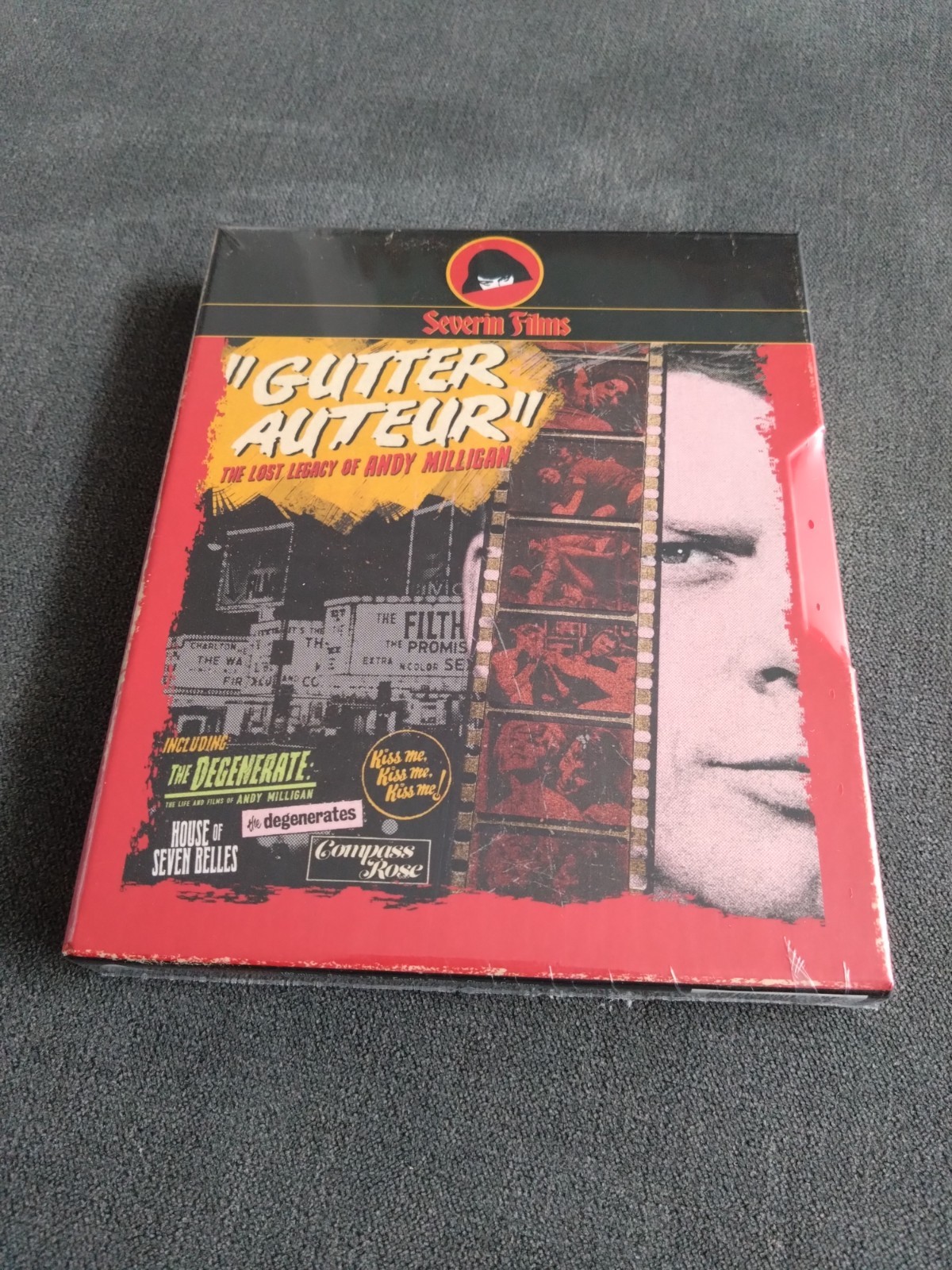 GUTTER AUTEUR The Lost Legacy Of Andy Milligan - Severin Box Set - REGIONS ABC