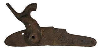 EXCAVATED SPRINGFIELD M1842 RIFLE LOCKPLATE FROM GRAND ECORE