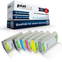 6X Printer Xxl Tintenpatronen FüR Hp Designjet T1500Eprinter Hp 727