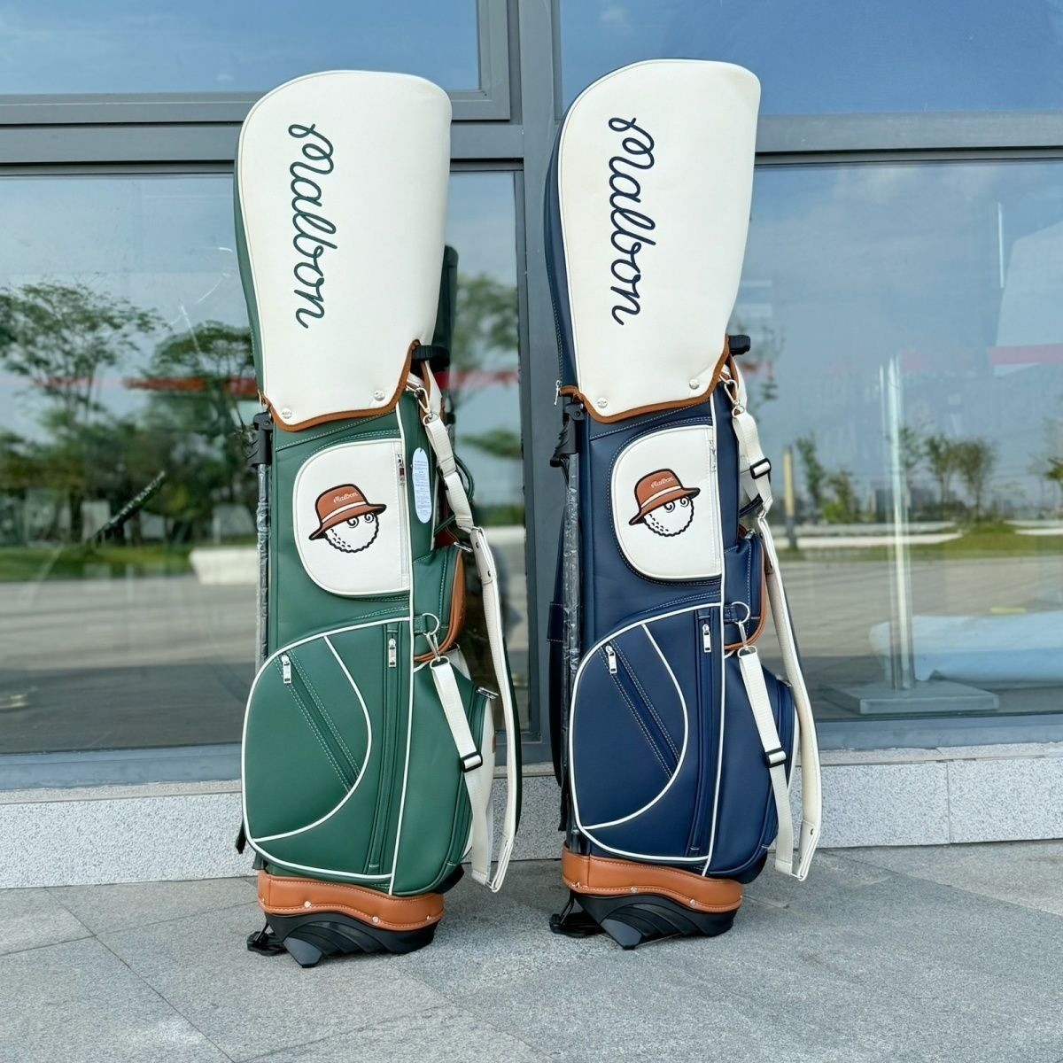 MALBON GOLF / Caddy Bag / Stand Type / 2 Colors Navy or Green 5