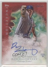 2017 Topps Inception Rookie Auto Red 40/75 Rob Zastryzny #130 Auto 05ks