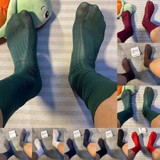 Fashion Hot New Stylish Business Socks Socks Dress Socks Mens Nylon Sheer Soft