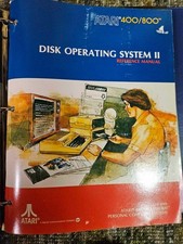 RARE - PRE POST PRODUCTION Atari DISK OPERATING SYSTEM II REFERENCE Manual