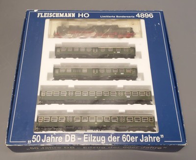 Fleischmann 4896 HO DB 50 Jahre Limited Edition Diesel Locomotive Set LN/Box