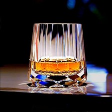 K9 Crystal Glass Rocks Whiskey Glasses Old Fa...