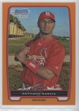 2012 Bowman Chrome Prospects Orange Refractor 22/25 Anthony Garcia #BCP158 0t2