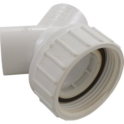 45 Wye, 1-1/2'' Male Buttress Thread 1'' Slip x Union, Low Pro