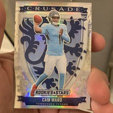 Panini 2025 Rookies & Stars Cam Ward Crusade Tennessee Titans #22 Football Card