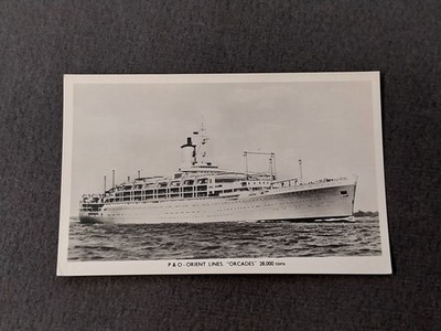 Ocean liner postcard. SS Orcades (1948). P&O-Orient Lines