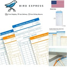 100-Piece Employee Time Cards 2-Sided Monthly...