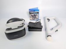 PS4 VR1 Headset & Aim & Game Bundle - Sony Playstation Virtual Reality PSVR VR
