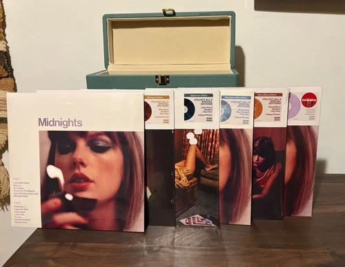 Taylor Swift Midnights collections vinyl box set with 6 sealed variants