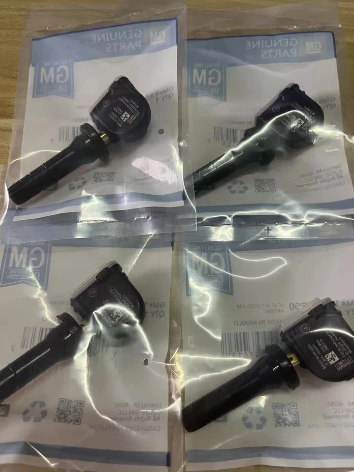 4PCS OEM 13540600 Genuine TPMS Tire Pressure Sensor For Buick Cadillac Chevrolet Foto 2 de 4