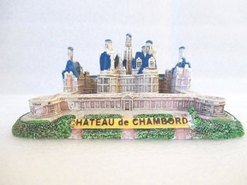 Chateau de Chambord Schloss Loire Poly Modell Frankreich Souvenir - Picture 4 of 8