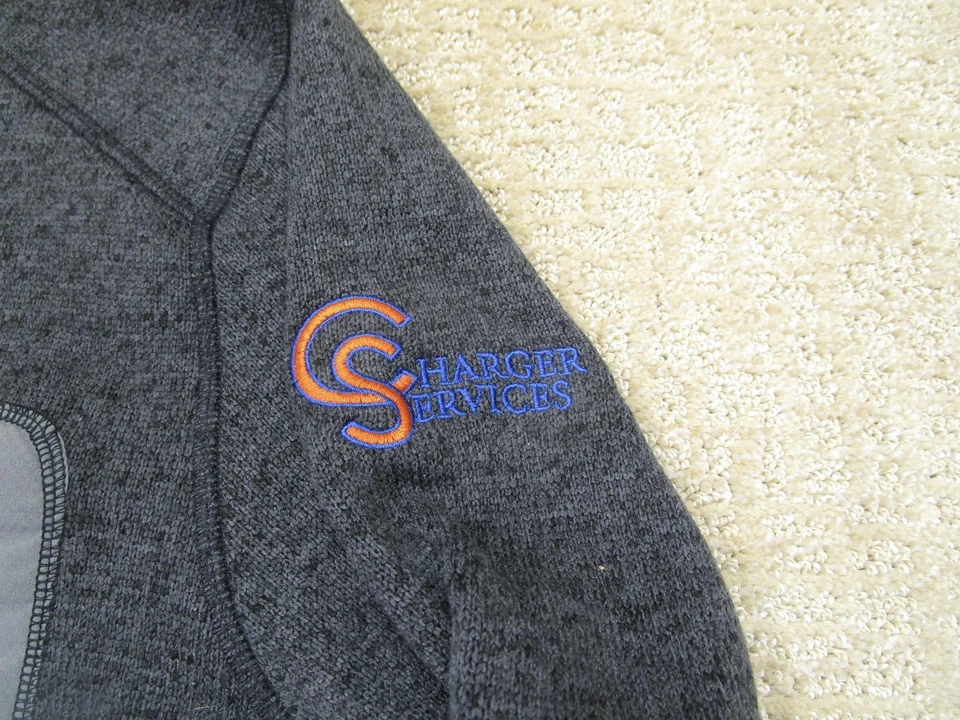 KUIU Base Camp Sweater Mens 3XL Gray High Loft Fleece Quarter Zip Pullover - Image 3 of 4