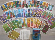 Balbi Vintage Tarot Made IN Spain Complete 78 Cards With Manual 3 Languages