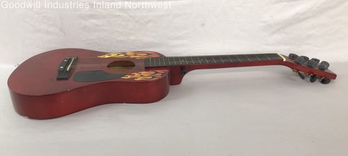 First Act Discovery Red Flame FG-128 Akustikgitarre Jugend Anfänger Reise Musik - Bild 9 von 11