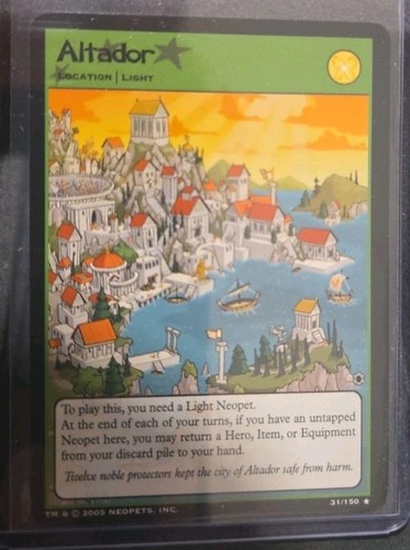 NEOPETS ALTADOR RARO #31 JUEGO DE HADAS MÁS OSCURAS 31/150 COMO NUEVO DE COLECCIÓN - Imagen 2 de 3