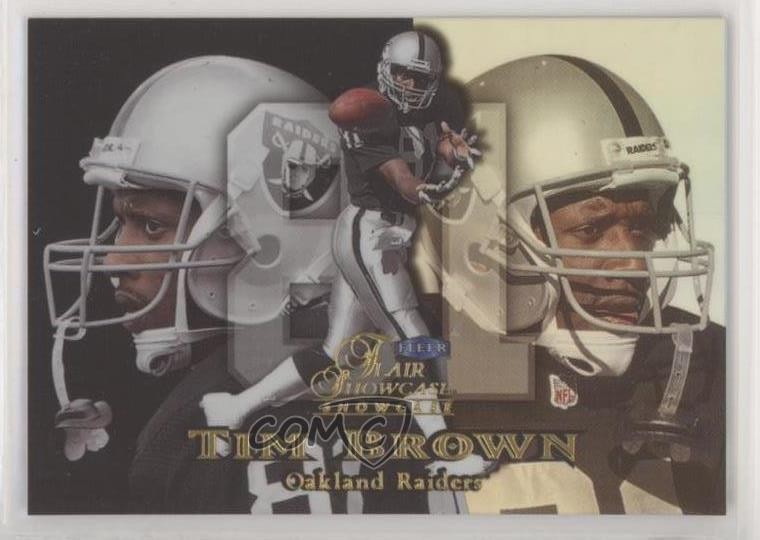 1999 Flair Showcase Tim Brown #103 HOF 4ns