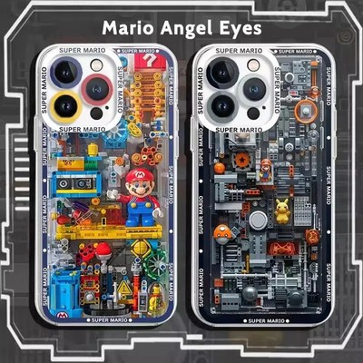 Super Mario Bros Game Case For Iphone 15 Pro Max 16 11 14 13 12 X XS XR 7 8 Plus
