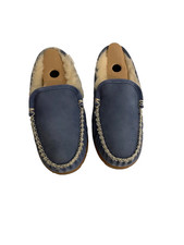 Womens LL Bean Wicked Good Slippers Size 9 Venetian Charcoal Blue Mocs NWOB