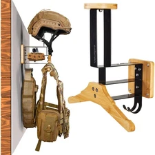 Tactical Gear Stand, Plate Carrier Helmet Stand, Motorcycle Helmet Holder Wal...