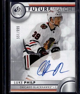 2023-24 Future Watch Auto Luke Philp Rookie Auto 551/999 Chicago Blackhawks #142