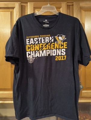Pittsburgh Penguins 2017 Eastern Conference Champions Mens 2XLarge Black T-Shirt
