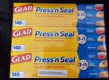 Glad Press'n Seal, TOTAL- 420 Square feet, Pack of 3 
