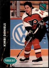 Kimbi Daniels Philadelphia Flyers 1992 Parkhurst Pro Set NHL Rookie Card #346. rookie card picture