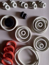 FLIPPER Rubber Rings gommini elastici Bianchi - GOTTLIEB Kit - red