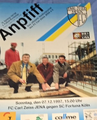 1997/98 2.Bundesliga FC Carl-Zeiss-Jena - Fortuna Köln
