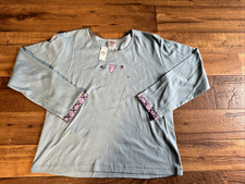 Vintage 90s Disney Store Winnie the Pooh Piglet Embroidered LS Sz XL NWT