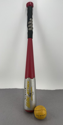 Vintage Nerf VORTEX Mark McGwire MAC ATTACK  POWER BASEBALL Bat & Ball Rare