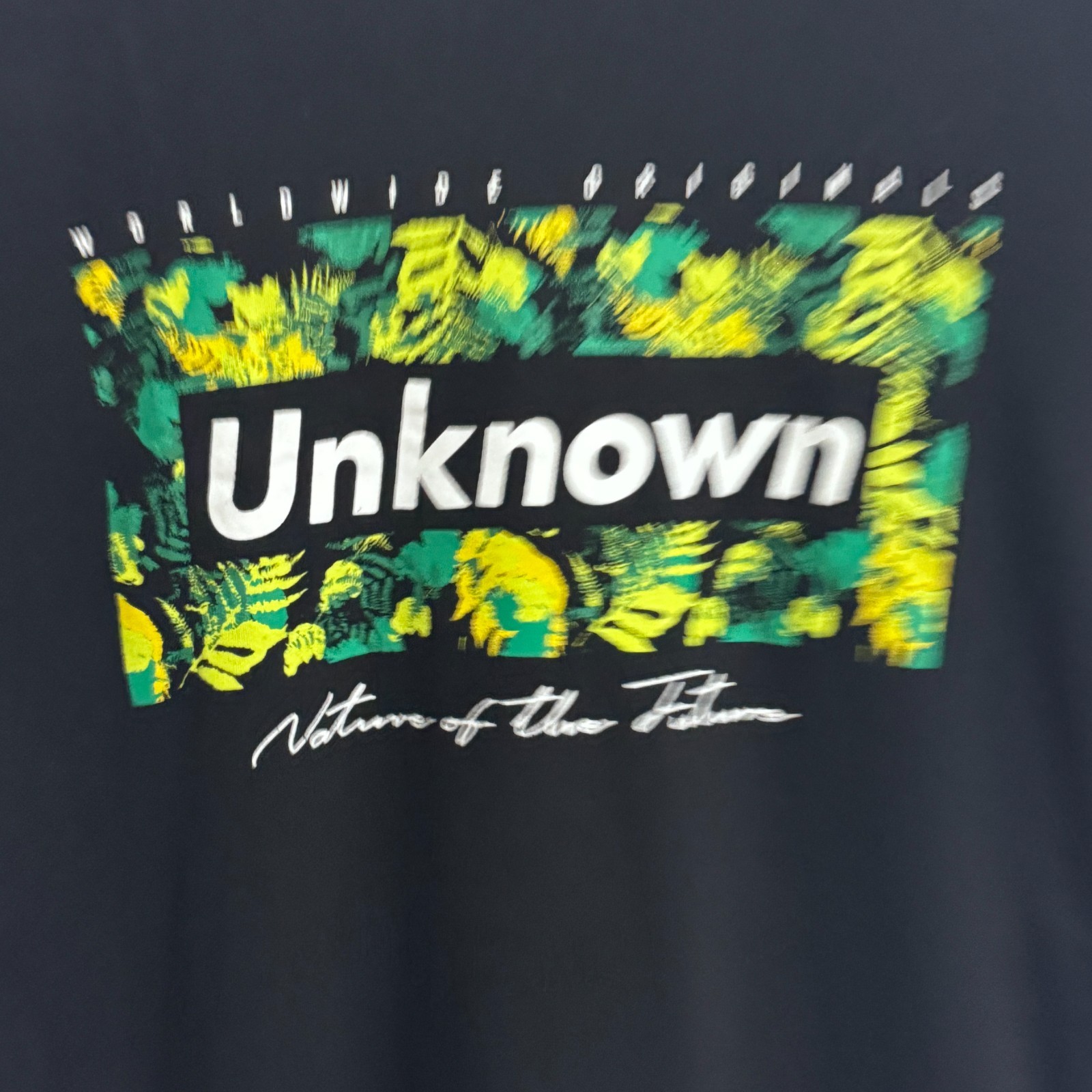 Primark "Unknown" Graphic T-Shirt - Black, Size Medium image 4