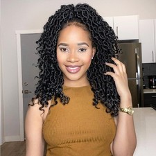Short 12 Inch Goddess Locs Crochet Hair - 8 Packs, Effortless Protective Styling