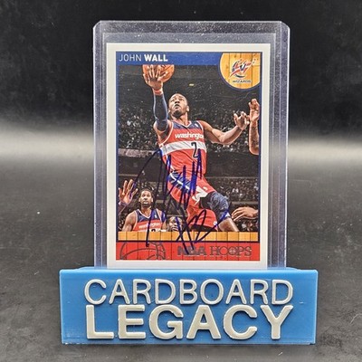 2013-14 John Wall IP Auto Panini NBA Hoops #133 Washington Wizards
