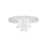 Cavill WeißEr Quarz Ring 2,26Ct 925 Sterlingsilber Damen Echtschmuck Elegant-
