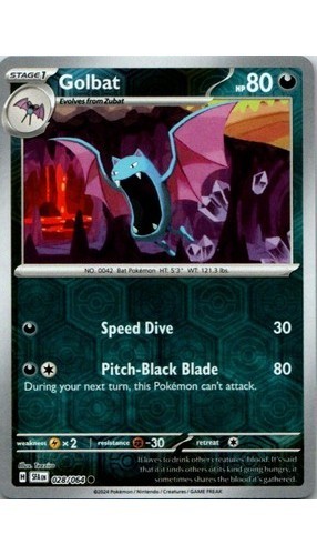 Pokemon Golbat 28/64 Neo Destiny Speed Dive 2004 TCG Card NM
