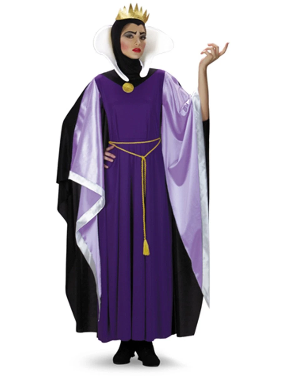 Womens Large 12-14 Deluxe Snow White Evil Queen Costume