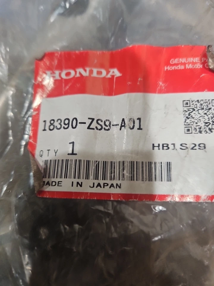 18390-ZS9-A01 Genuine Honda Generator Muffler Pipe - Image 2 of 3