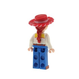 1x Lego Minifigure Toy Story Jessie White with Dirt Spots Hat Red 7599 toy012