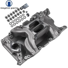 Fit Mopar La 318 340 360 Aluminum Intake Manifold 4-barrel Carb Non-magnum Fit Mopar La 318 340 360 Aluminum Intake Manifold 4-barrel Carb Non-magnum