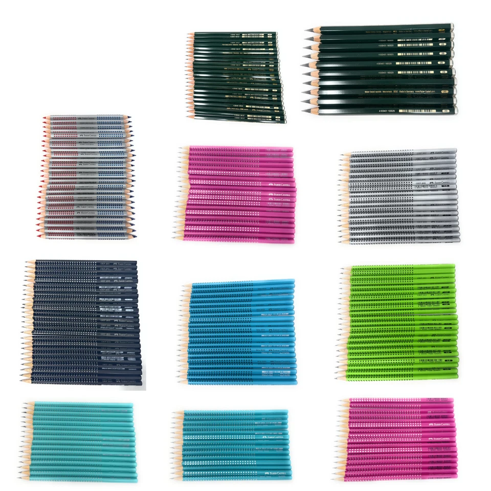 Faber-Castell Bleistifte-Sets in verschiedenen Farben, Härten, Größen (B,HB,..) - Bild 2 von 2