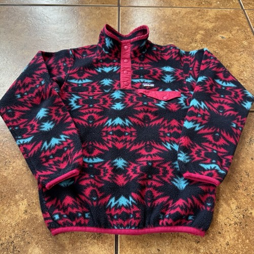 Patagonia Synchilla Snap T Fleece Jacket Girl’s Size Large (12) - Picture 2 of 7